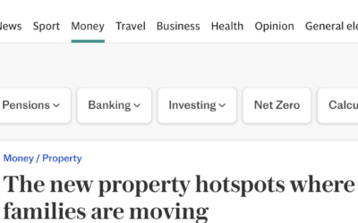 The Telegraph Interview – The New Property Hotspots Where Priced-Out Families Are Moving: Clevedon in Bristol